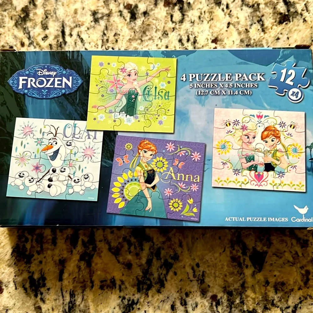 Bundle of 3 Disney Movie Puzzles New in Box